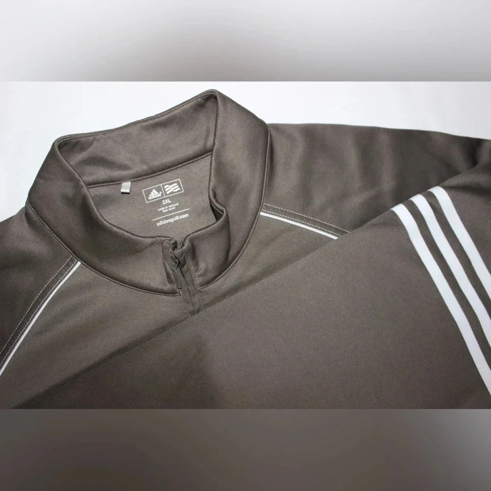 Adidas Golf Climalite Performance Quarter Zip Jacket 2XL